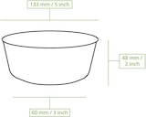 thumbnail of BIOZOYG 50 Stück runde Einwegschalen Palmblattschalen 275ml für Partys, umweltfreundliches Biogeschirr, Einmalgeschirr, biologisch abbaubar