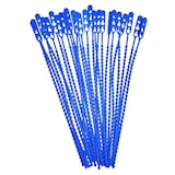 thumbnail of 100x Schnellbinder Blitzbinder Länge 190mm wiederverschließbar blau