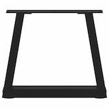thumbnail of Pieds De Table Basse En V 2 Pièces Noir 30 X (30 31,3) Cm Acier