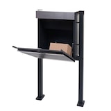 thumbnail of Pakketdoos met standaard HWC-K41, pakketdoos, pakketstation, standaard brievenbus, metaal ~ roestvrij staal gegalvaniseerd antraciet