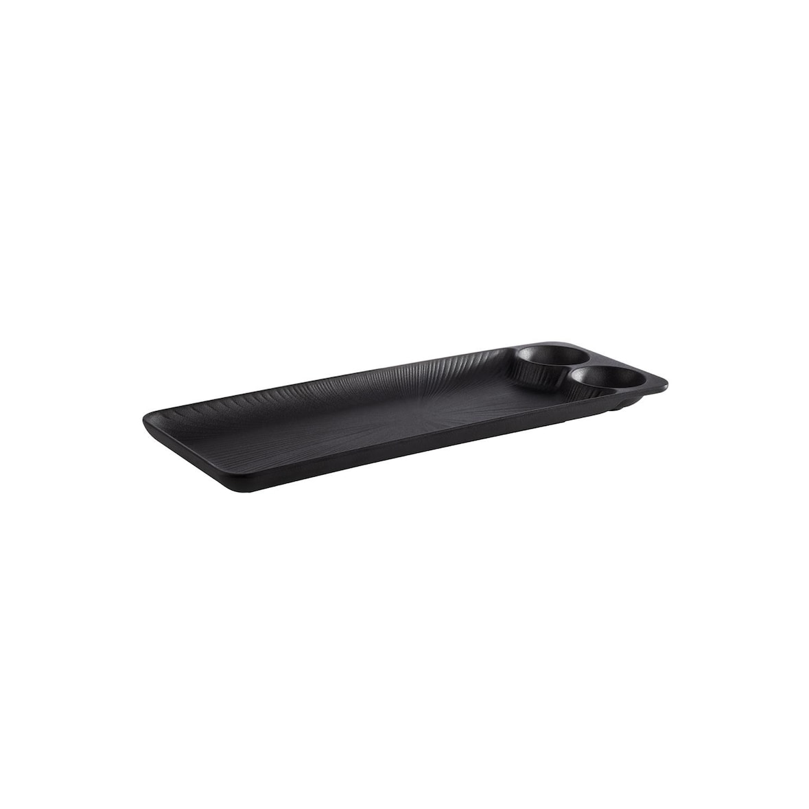 APS Dienblad -NERO 41 x 15 cm, H: 2,5 cm