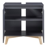 thumbnail of Helloshop26 - 5-teiliges Badezimmer-Aufbewahrungsmöbelset graue Holzoptik 03_0009424