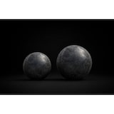 thumbnail of Bola decorativa jardín granito negro pulido esfera piedra natural diámetro 30 cm 38 kg exterior
