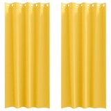thumbnail of vidaXL Verduisterende gordijnen Mosterdgeel Polyester