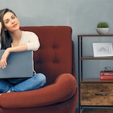 thumbnail of Relaxdays Kommode Industrial, HBT: 71,5 x 84 x 32,5 cm, Stoff, Metall, Holzoptik, 4 Schubladen, Sideboard, braun/schwarz