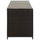 thumbnail of vidaXL Gartenbox Poly Rattan 200x50x60 cm Braun