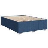 thumbnail of vidaXL Boxspringbett mit Matratze Blau 160x200 cm Stoff