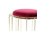 thumbnail of Kayoom Beistelltisch / Pouf Comfortable 110 Rot / Gold
