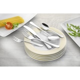 thumbnail of 180-tlg. Sparset SYLVIA, Edelstahl 18/0, enthält je 36 Menümesser, Menülöffel, Menügabeln, Kaffeelöffel, Kuchengabeln, 1 Behälter