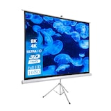 thumbnail of celexon basic line Stativleinwand 220 x 220cm,Leinwand Format 1:1, Heimkino Leinwand, Beamerleinwand,3D Leinwand,Full HD Leinwand, mobile Leinwand