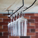 thumbnail of Support de verres à pied noir Olympia 610 mm