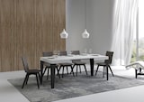 thumbnail of Ausziehbarer Tisch 70x110/194 cm Gestell Flame White Ash Anthrazit