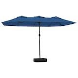 thumbnail of vidaXL Parasol dubbel dak 449x245 cm azuurblauw