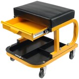 thumbnail of Werkstatthocker, Werkstattstuhl 240x380x50mm mit Schublade bis 90kg