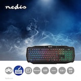 thumbnail of Clavier Qwerty De Jeu Filaire  Usb 2.0  Disposition Internationale Us  Pc Gaming Usage Non Intensif Nedis