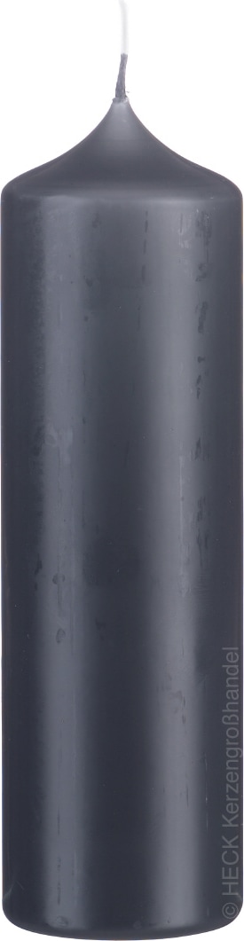 Altarkerzen Grau 200 x Ø 70 mm, 12 Stück