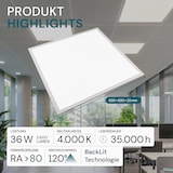 thumbnail of LUXULA LED Panel LX-62-4000-BL-EL 36 W 4000 K neutralweiß