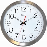 thumbnail of Wanduhr wasserdicht funkgesteuert Edelstahl Durchmesser 35 cm