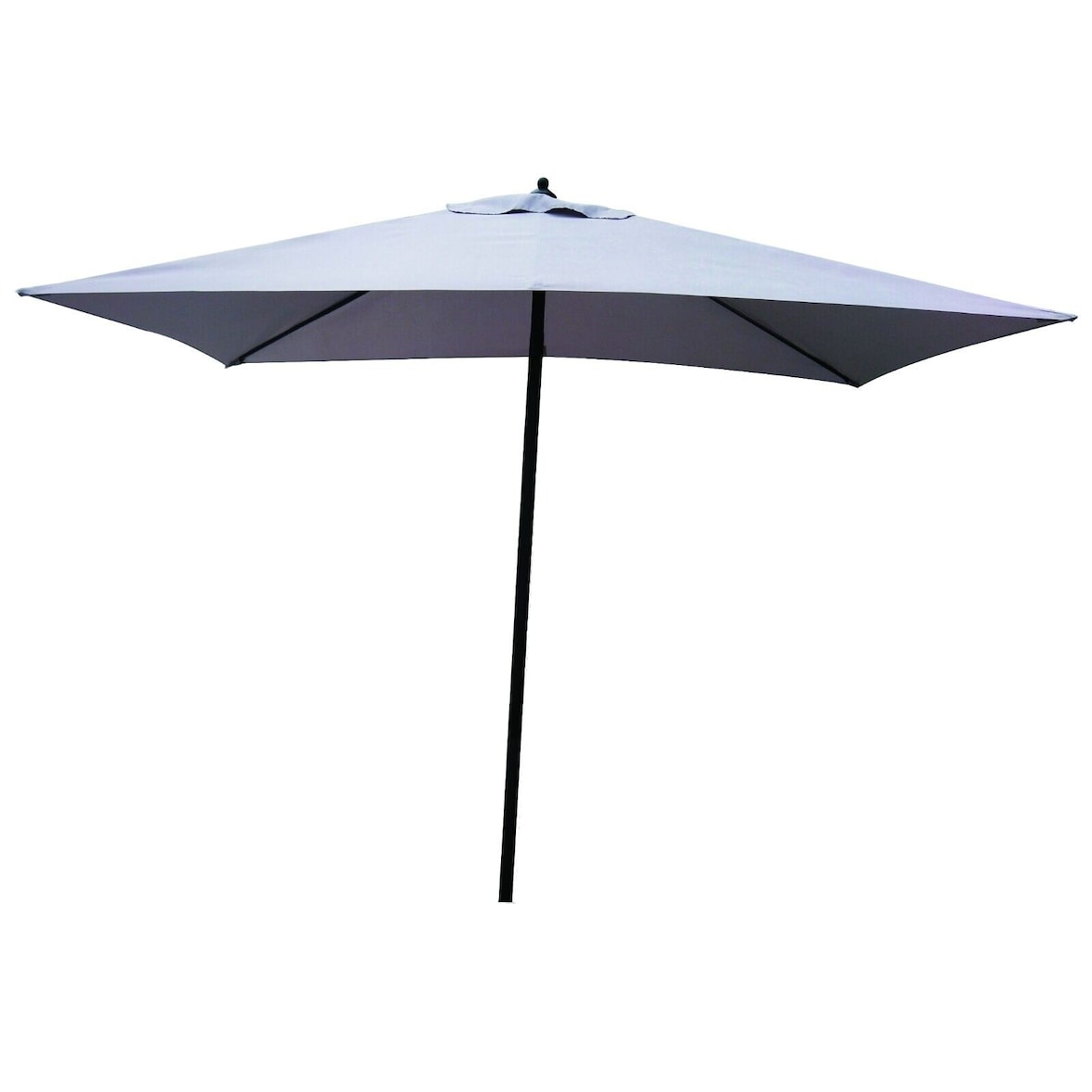 Garden Friend Ombrellone Push-Up palo in acciaio copertura in poliestere misure 2x3 m Grigio