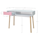 thumbnail of Consola Onepink Blanco/rosa 100x50x75cm Thinia Home