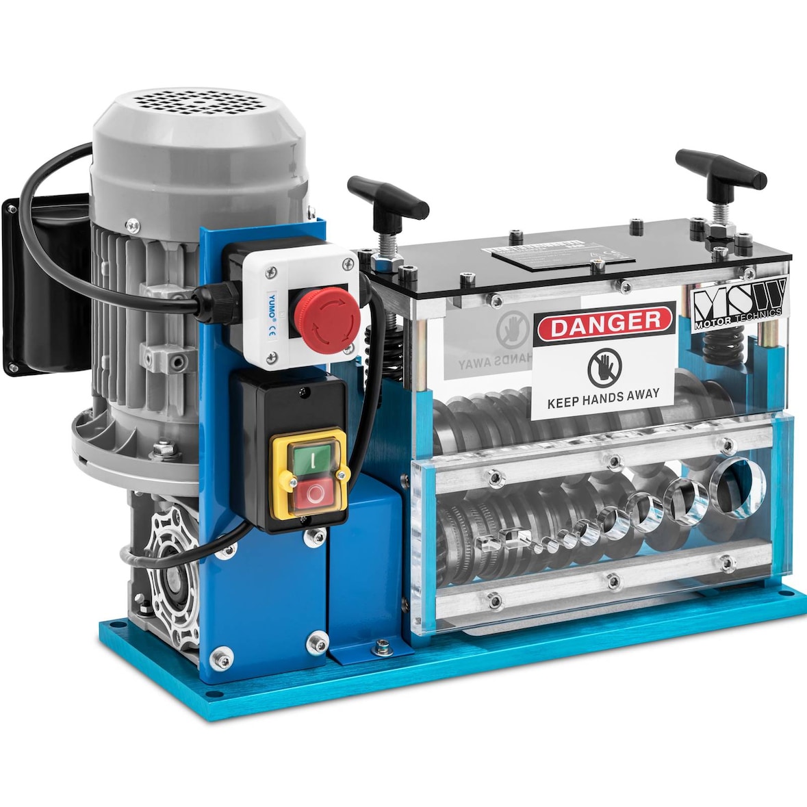 MSW Máquina pelacables - 750 W - 10 compartimentos - 25 m/min