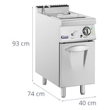 thumbnail of Helloshop26 - Bain-marie 3000W GN 1/2 GN 1/3 kraan onderkast (40 x 73 cm) roestvrij staal 14_0008295