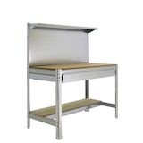thumbnail of SimonRack Établi d’atelier, 1210x610 mm, panneau perforé et tiroir, Charge 600 kg, Galvanisé - BT-3