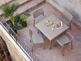 thumbnail of Resol DESSA Mesa Quadrada Interior, Exterior 90x90 Areia