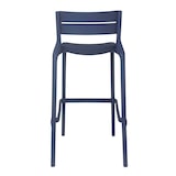 thumbnail of Set van 4 Pacific blauwe kunststof terrasstoelen