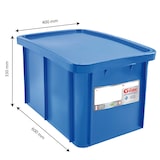 thumbnail of GILAC Bac renforcé Gilactiv 600 x 400 + couvercle - 55 L - Bleu G119990