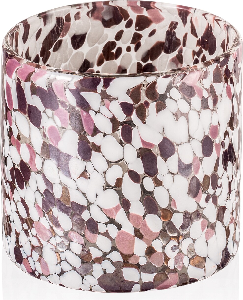 WAS Germany - Kerzenhalter Sprinkles Berry YUYU, Ø 10 cm, Höhe 10 cm, Glas