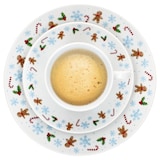 thumbnail of 18tlg Kaffeeservice Candyman Porzellan 6 Pers. Tassen Untertassen Teller eisblau