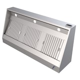 thumbnail of Combisteel trapezium afzuigkap met motor van RVS 2400x950x520mm