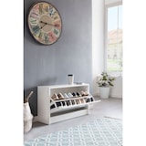 thumbnail of Schuhbank CLOEY Schuhkipper Holz Flurbank Schuhschrank Sitzbank Flur 80 cm Bank