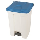 thumbnail of Probbax - Collecteur à pédale 45L HACCP complliant - Blanc / Bleu - SO-1245-WBLU