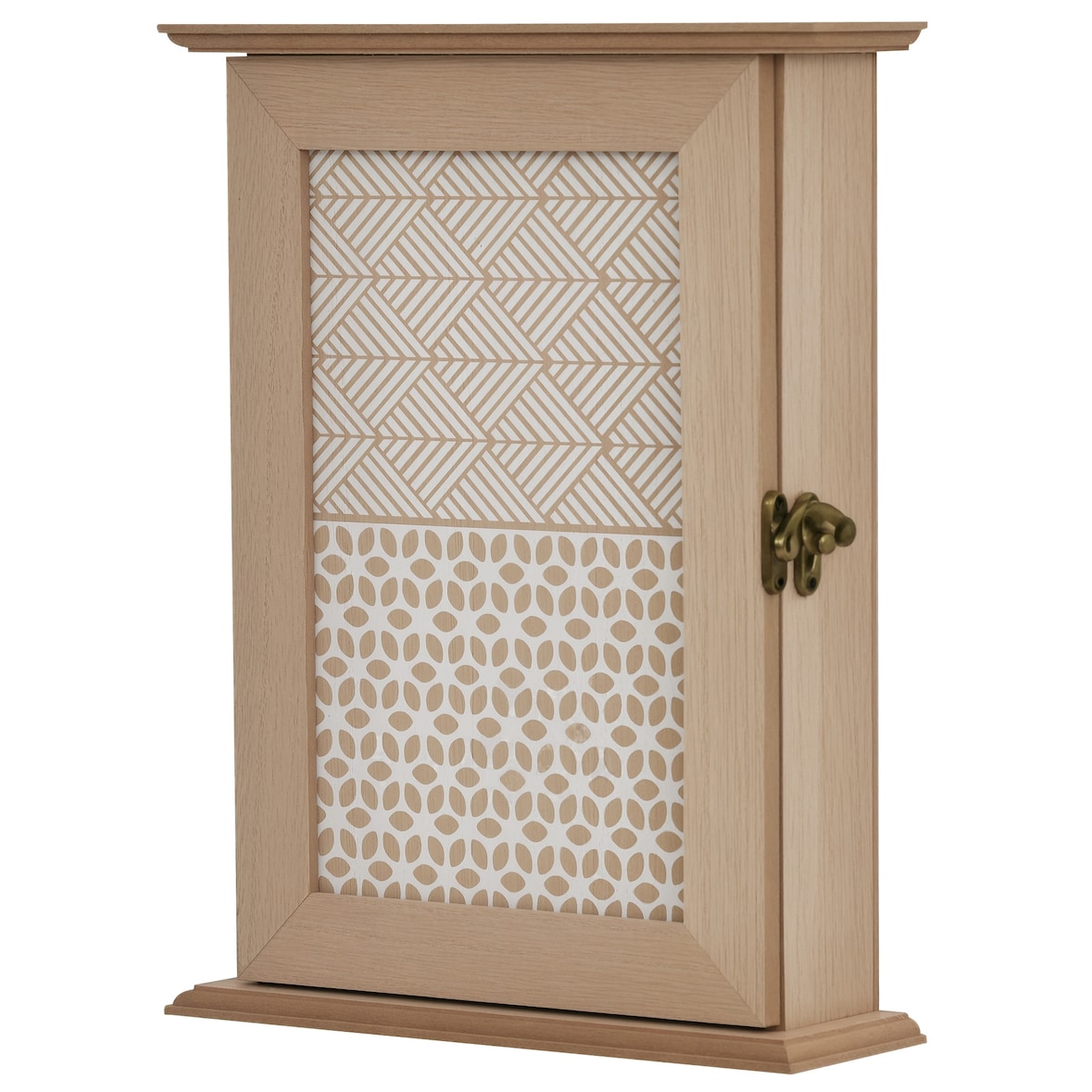 Caja para Llaves Armario de Pared Llavero con 6 Ganchos 20x6.5x26.5cm Madera
