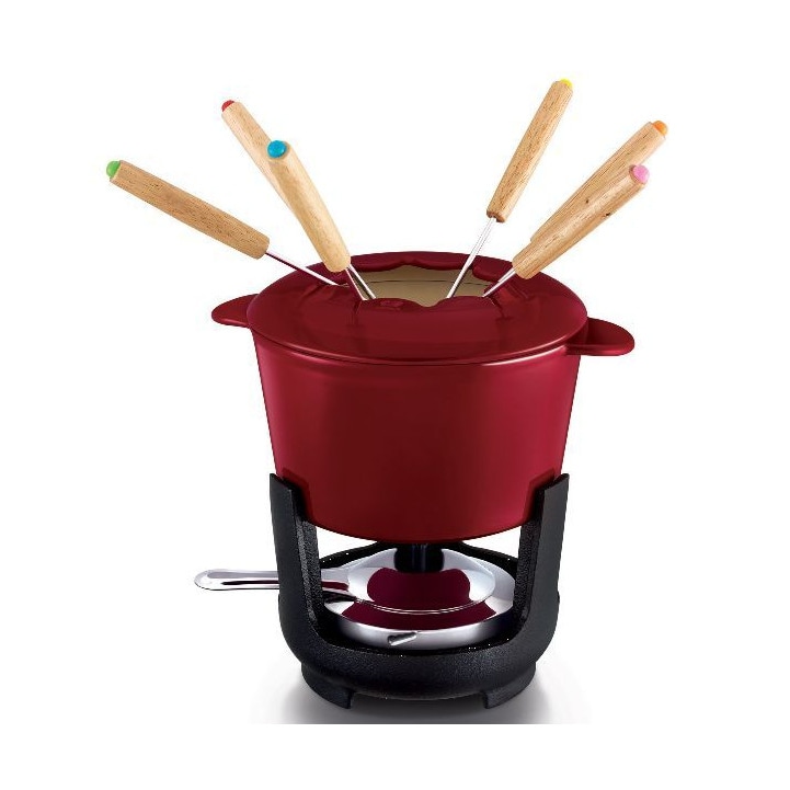 BEKA Service à Fondue En Fonte émaillée 6 Fourchettes 16303734