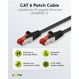 thumbnail of Goobay Netzwerkkabel 68694 Cat 6 10m schwarz