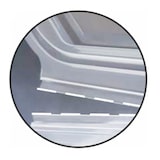 thumbnail of 4 X 25 Verpackungsbecher mit Klappdeckeln, PP 8-eckig 1,5 l 5,9 cm x 18 cm x 18 cm transparent