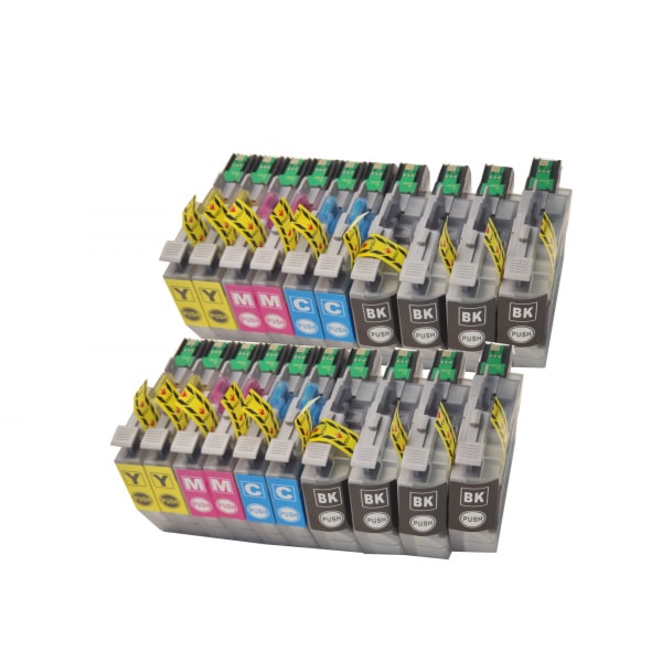 20x Tintenpatronen kompatibel f. DCP-J1050DW  ersetzt Brother LC-421XL und LC-421 Tintenpatronen