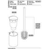 thumbnail of Keuco Toilettenbürstengarnitur PLAN schw