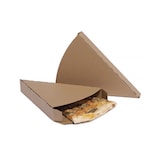thumbnail of MONOUSO - Gegolfde Pizza stuk doosje kraft Takeaway (350 stuks)