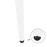 thumbnail of vidaXL Couchtischbeine Konische Form 4 Stk. Weiß 42-43 cm Stahl
