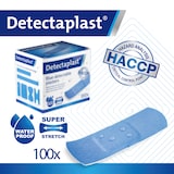 thumbnail of Blaues detektierbares wasserabweisendes & elastisches Pflaster 25x72mm - 100pcs