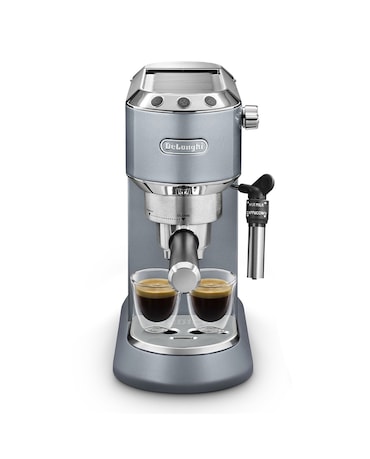 Delonghi máquina café expresso 15bar aço inox dedica metalli