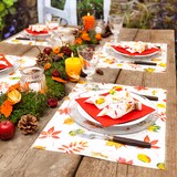thumbnail of Home Fashion, Scattered Foliage, Lunch-Servietten aufgefaltetes Maß 33 cm x 33 cm, im Viertelfalz, 20 Stück pro Pack