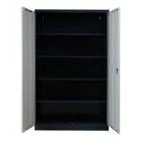 thumbnail of PROREGAL Stahlschrank BEE mit 6 lackierten Fachböden | HxBxT 195x120x42cm | Anthrazit-Grau | Werkstattschrank Werkzeugschrank Aktenschrank
