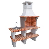 thumbnail of BARBECUE EYE - Barbecue avec évier, en brique et ciment réfractaire - 135x57x195cm