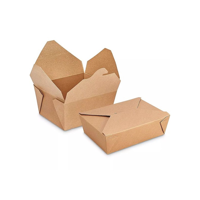 Boîte en carton kraft 20x14x9cm 2880ml 40un