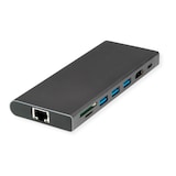 thumbnail of VALUE USB Typ C Dockingstation, HDMI 4K60, 4x US3.2Gen1 (1x C + 3x A), 1x PD, 1x SD/TF, 1x RJ45, 1x 3.5mm